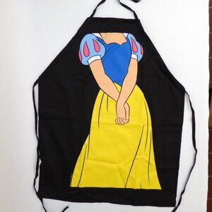 NEW WALT DISNEY SNOW WHITE PRINCESS 100% COTTON ADJUSTABLE APRON ONE SIZE